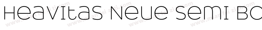 Heavitas Neue Semi Bold字体转换